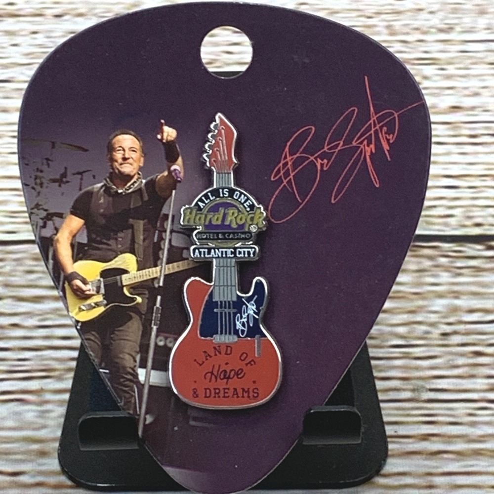 Bruce Springsteen Hard Rock Hotel Atlantic City Pin‎ All is One Land Hope New